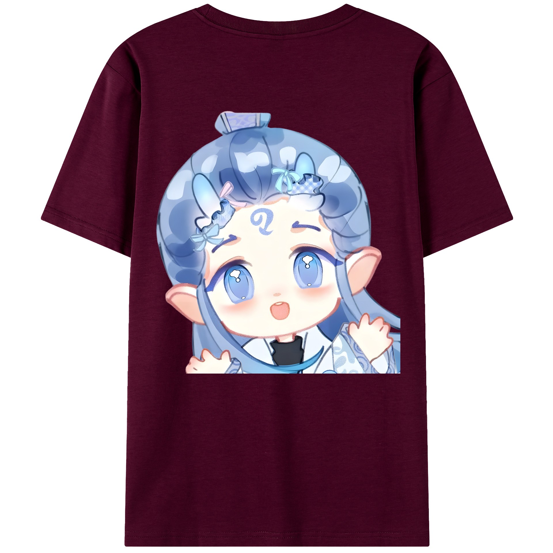 （画像用） Ne Zha 2 ナタ 魔童の大暴れ レディース半袖Tシャツ(バックプリント)